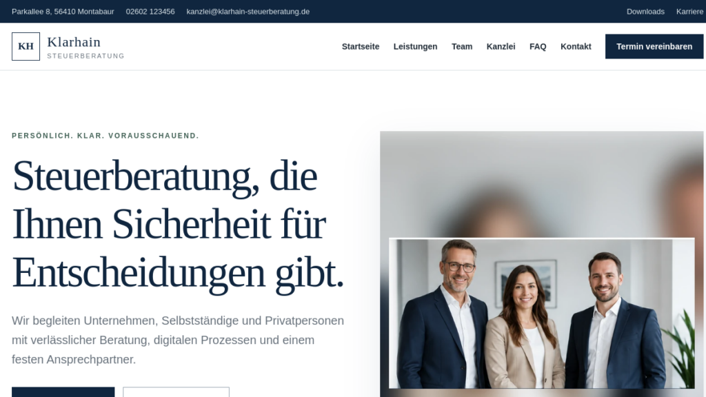 Vorschau: Klarhain Steuerberatung