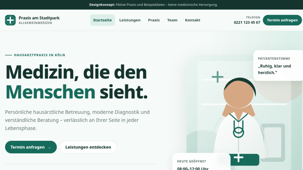 Vorschau: Moderne Arztpraxis