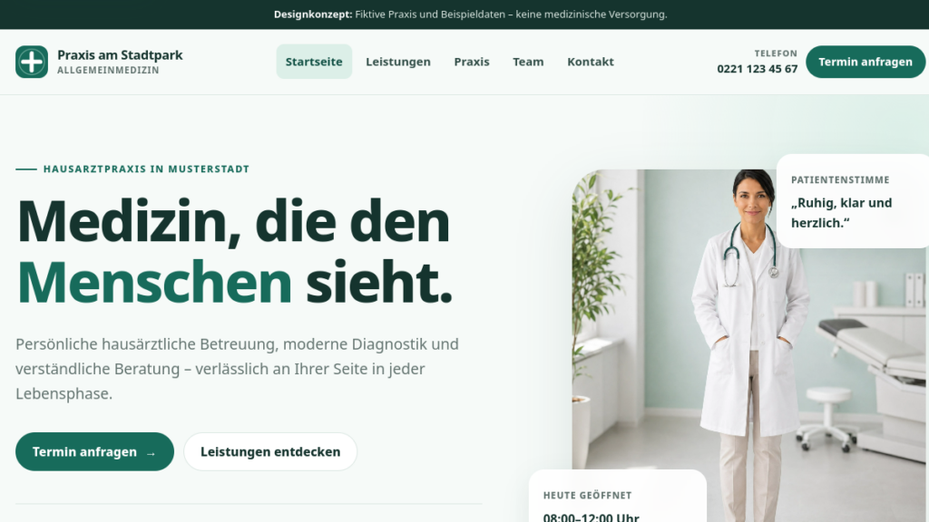Vorschau: Moderne Arztpraxis