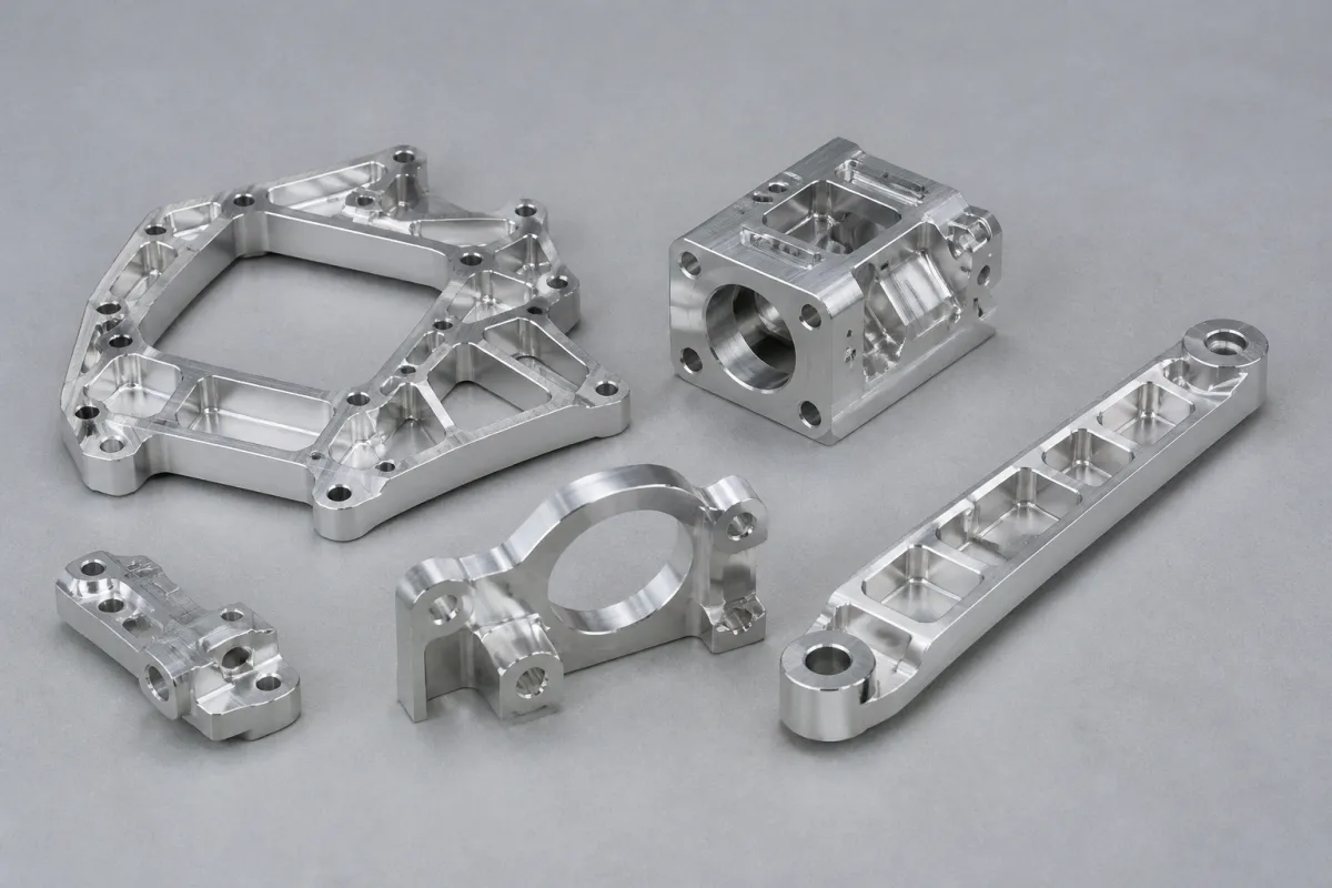 Gefräste Aluminium-Strukturbauteile für den Maschinenbau