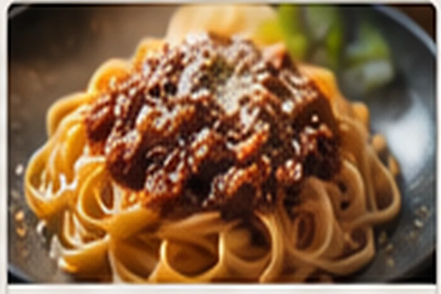 Hausgemachte Tagliatelle mit langsam geschmortem Ragù