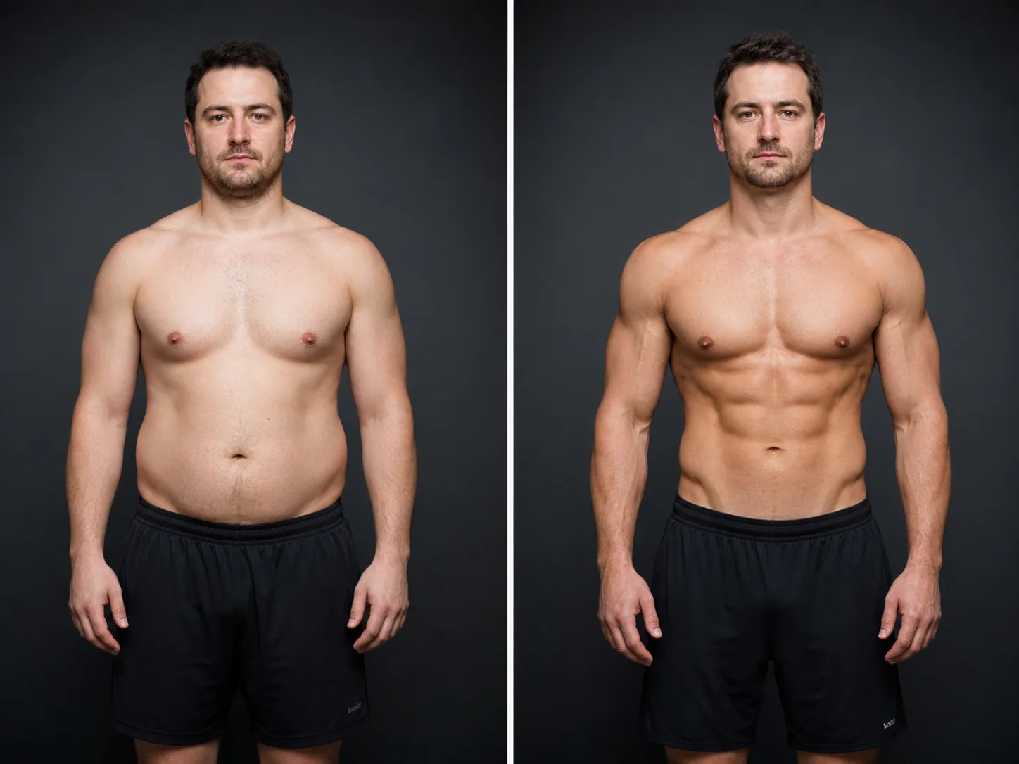 Vorher Nachher Fitness Transformation